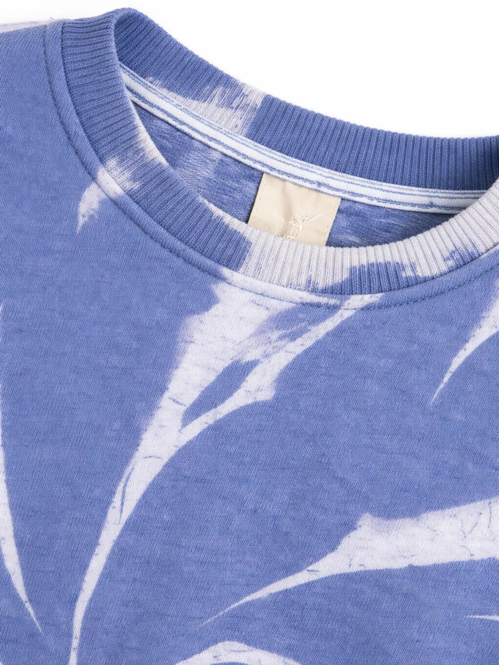 Blue Spiral Tie-Dye Crewneck Sweatshirt