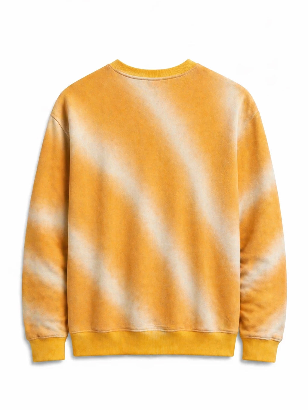 Orange Tie-Dye Printed Sweatshirt