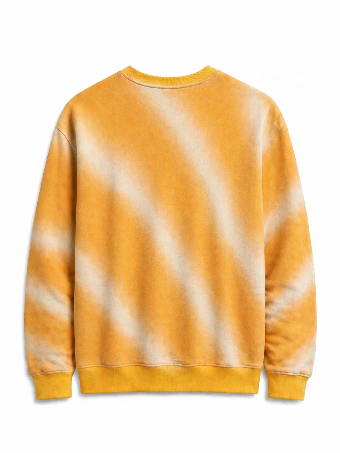 Orange Tie-Dye Printed Sweatshirt
