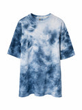 tie-dye oversize graphic T-shirt