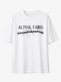 Wolf spirit white Oversize graphic T-shirt