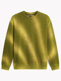 Olive Glow Tie-Dye Crewneck Sweatshirt