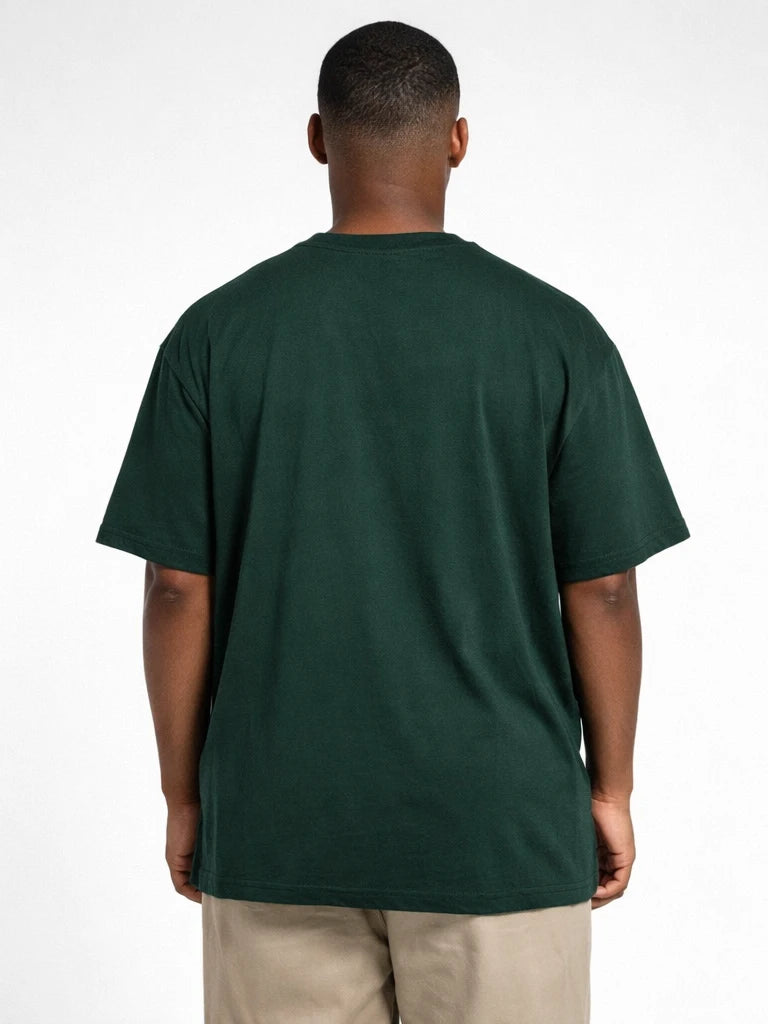 Everything is Fine Green  Oversize graphic T-shirt