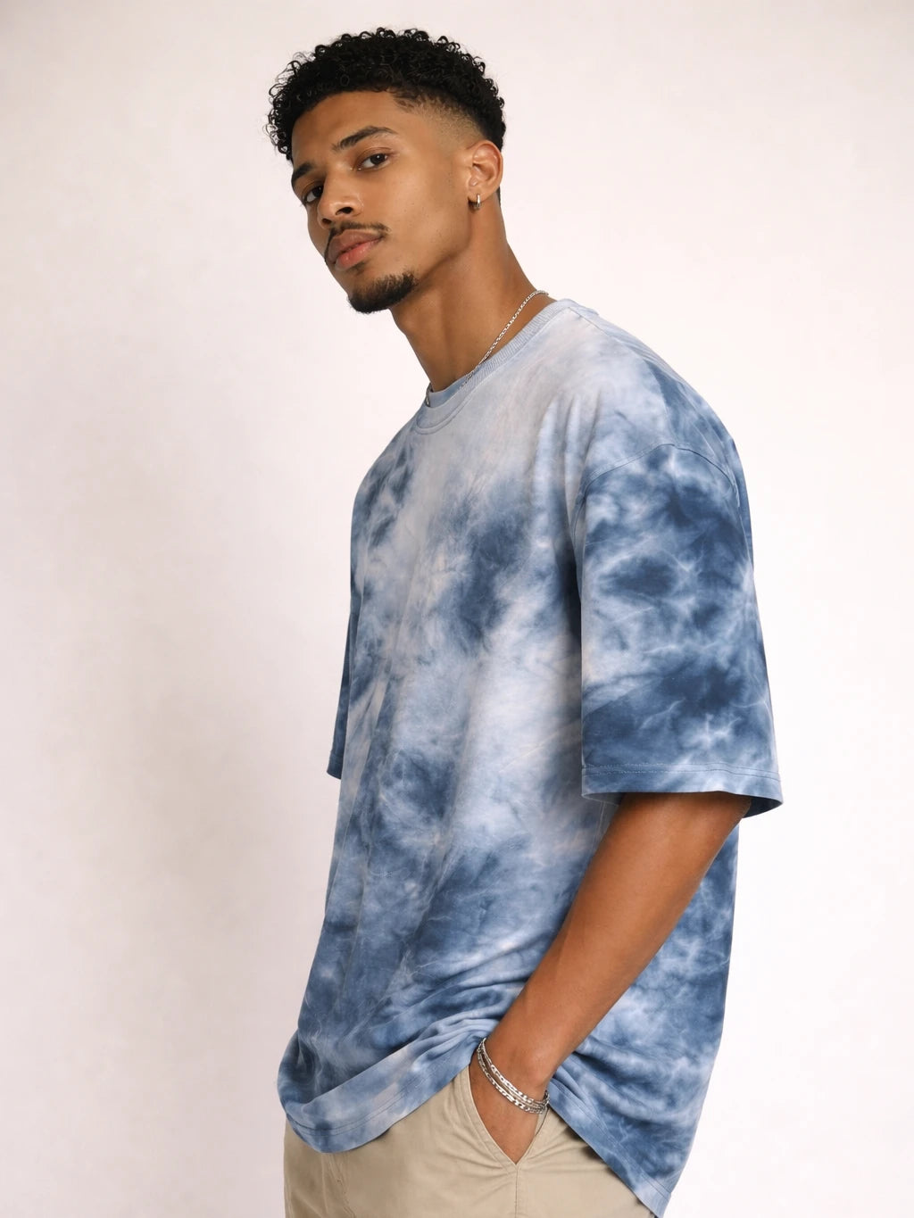tie-dye oversize graphic T-shirt