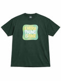 Everything is Fine Green  Oversize graphic T-shirt