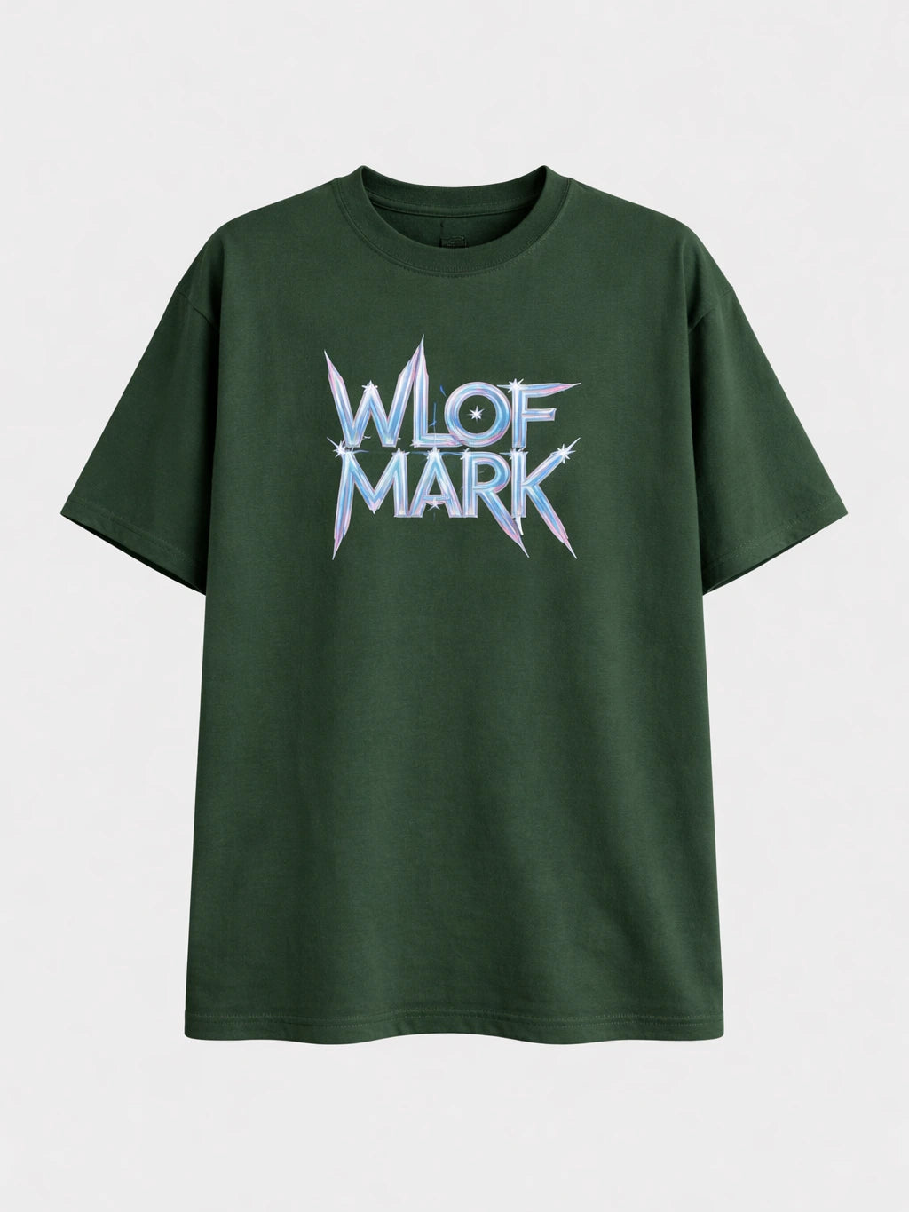 Wolf Mark Green Oversize graphic T-shirt