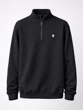 Black Zipper Sweatshirt
