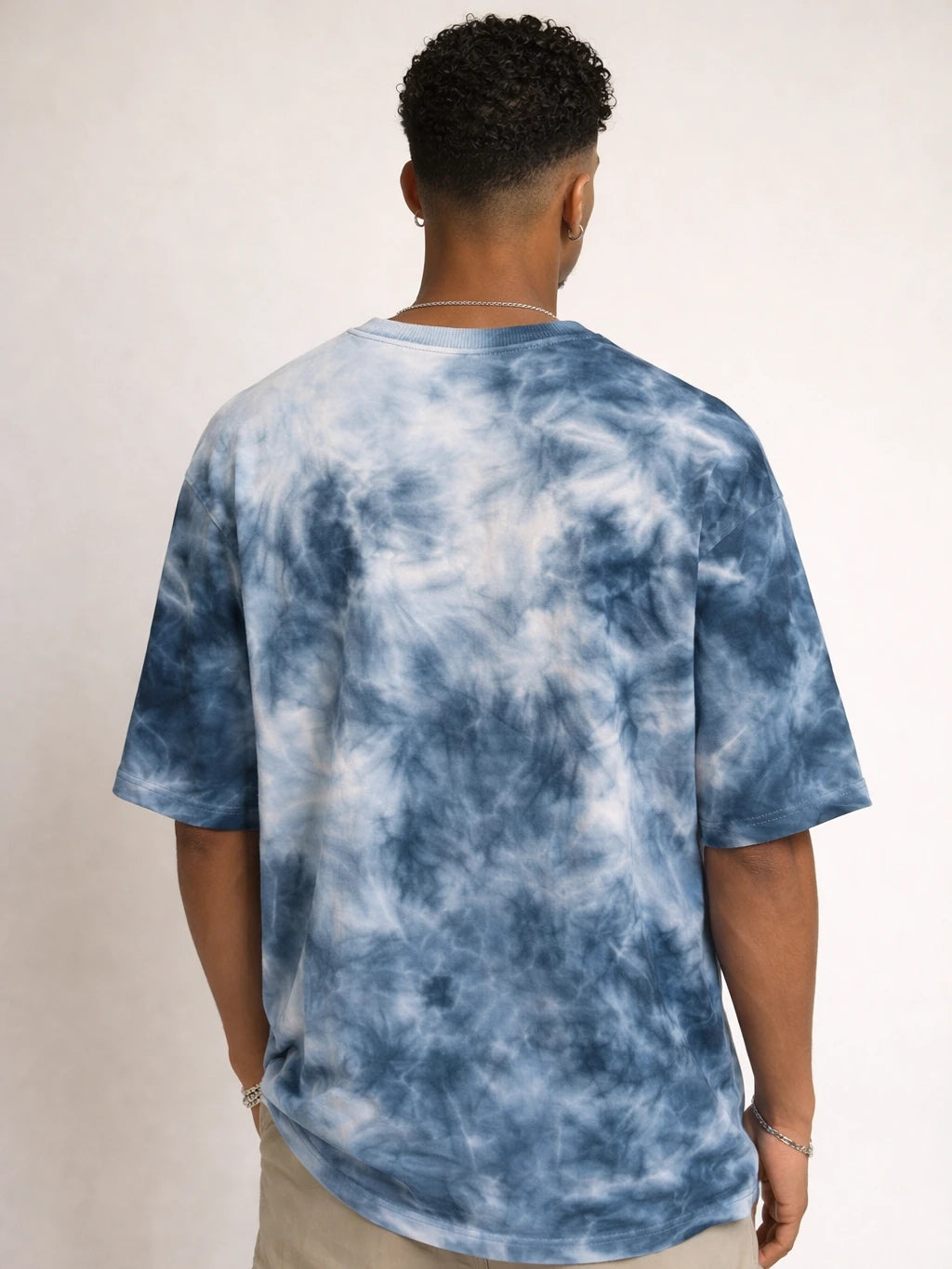 tie-dye oversize graphic T-shirt