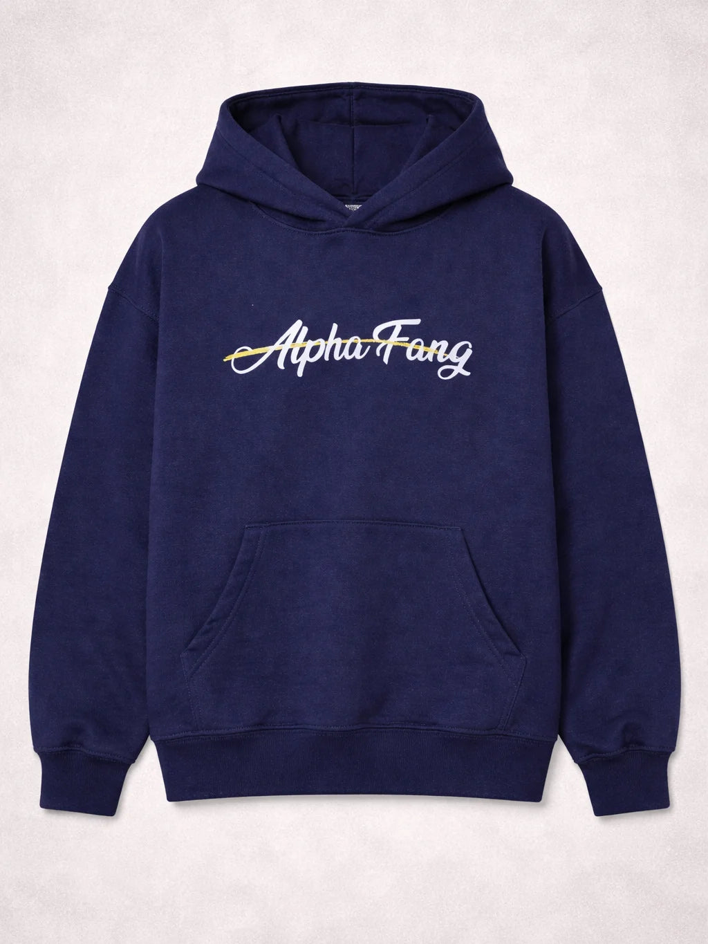 Trust the Process Navy Typography Hoodie