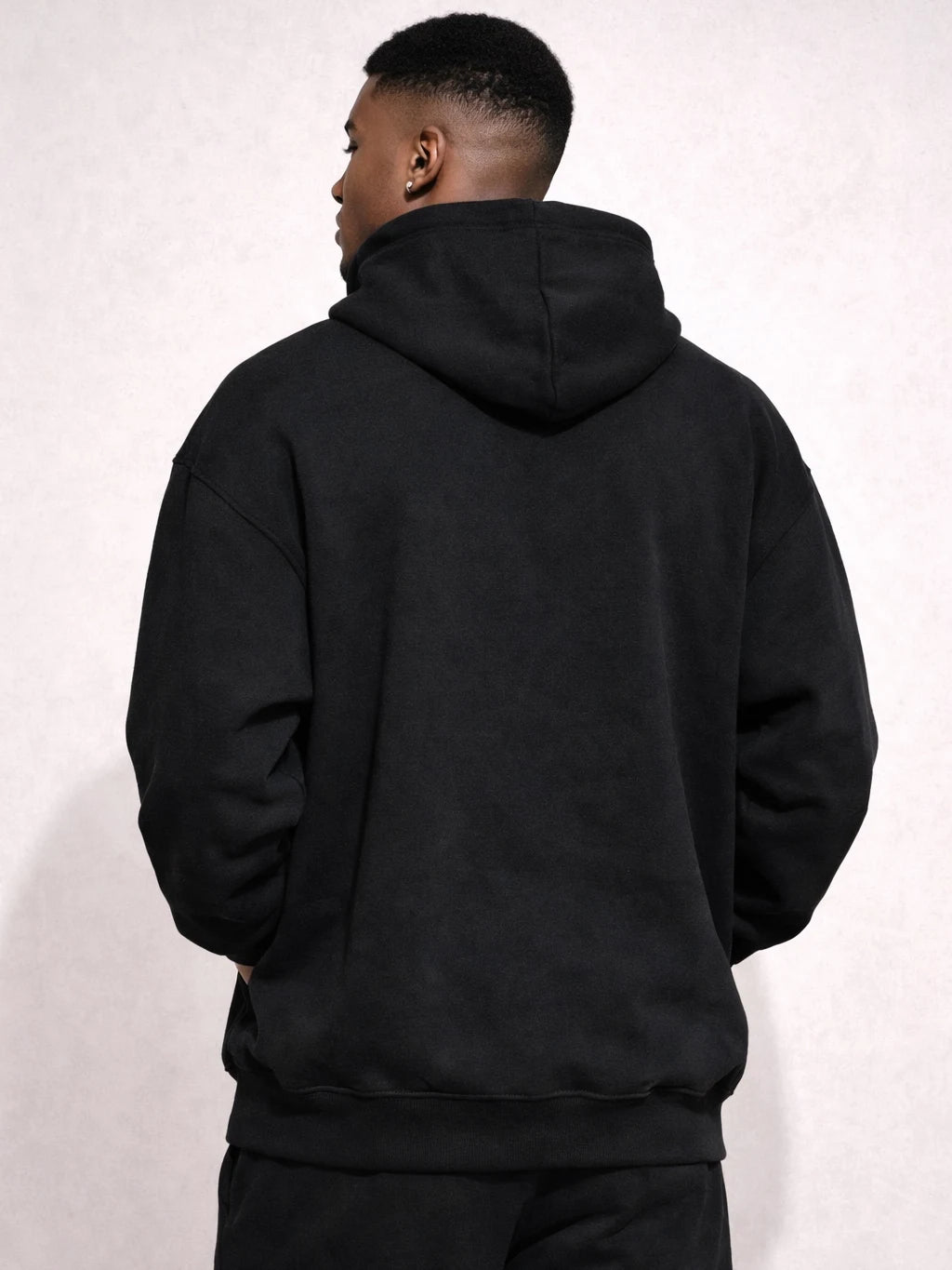 Unlimited Black Typography Hoodie