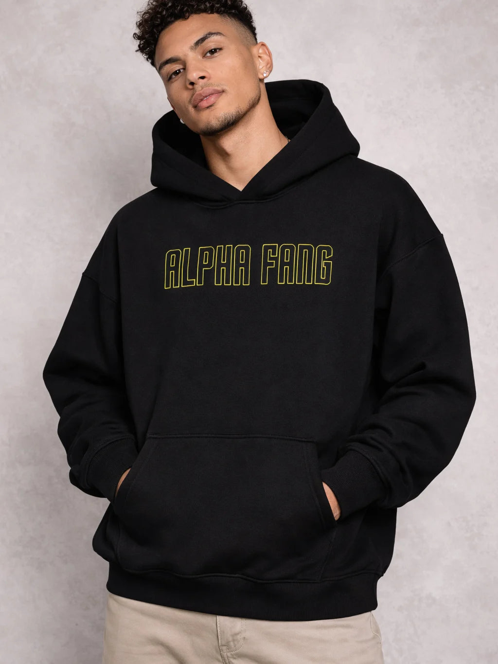 Speed Black Graphic Hoodie